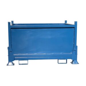 Solid Collapsible Steel Bin – Blue – 1000Kg – CB4326S