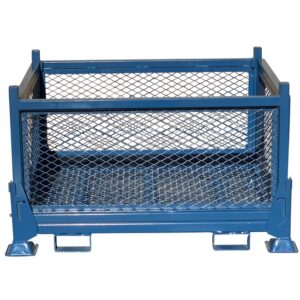 Expanded Metal Collapsible Steel Bin – Blue – 1000Kg – CB4326M