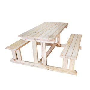 Family Picnic Table – Solid Pine – TOOG934