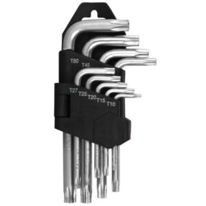 Key Torx Wrench Set – 9 Piece – TOOK1020