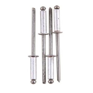 Rivets – Aluminium – 4.0 x 8mm – Pack of 100 – TOOR1657