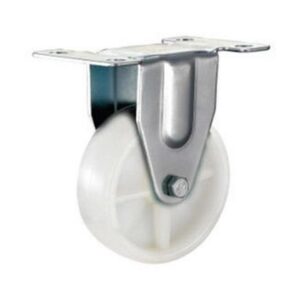 Castor Wheels – Polypropylene – Fixed Wheel – White – 125mm – TOOC422