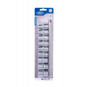 Socket Set – 1/2″ Drive – 10 mm to 22 mm – Chrome Vanadium – 9 Piece – FMT-046