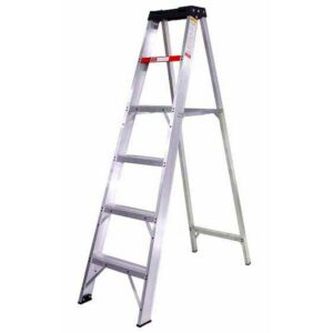 Stepladder – Industrial Heavy Duty A-Frame Aluminium – 4 Steps – 1.2m – LAS4