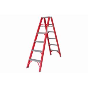 All Fibreglass Double Sided Ladder – Industrial A-Frame – 12 Steps – 3.6m – FGSD12-ALL-SS
