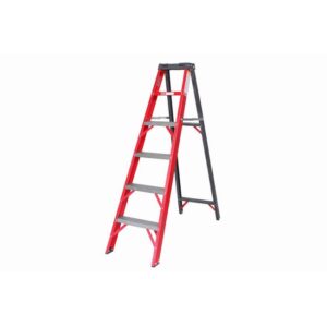 All Fibreglass Single Sided Ladder – Industrial A-Frame – 6 Steps – 1.8m – FGS6-ALL-SS