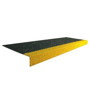 Stair Tread – COBAGRiP Anti-Slip – 150 x 34.5 x 0.5 cm – Black and Yellow – GRP010703S