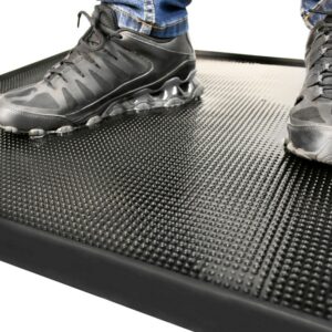 Disinfectant Shoe Bath – Solution Sanitising Mat – COBAcare – 81 x 60.5 x 2.6 cm – Black – BOOT-618119