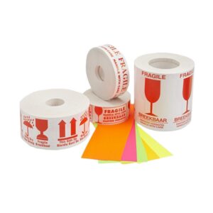 Packaging Label – Fragile Handle with Care – 8 cm – Pack of 1000 – 2G_LAFR8153
