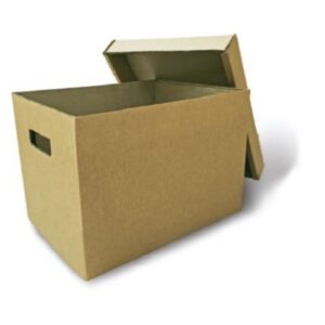 Cardboard Archive Box with Lid – Instacase SWB Carton – Corrugated – 43 x 32.5 x 25 cm – 2G_CAIN4332