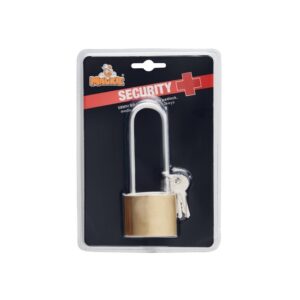 Brass Padlock – Long Shackle – Iron – 50mm – 97031266