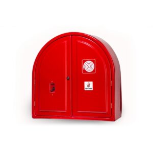 Fire Hose Reel Cabinet – Fibre Glass – Double Door – Open Back