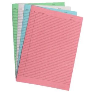 Patient Document Files Inserts – 90gsm – A4 – Colour Options – Pack of 200 – FILMEDINS