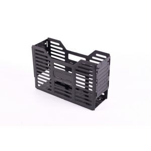 A4 Slatted Plastic Filing Container – Recycled – 32 x 10 x 22 cm – Black – Pack of 20 – 03RSLPC