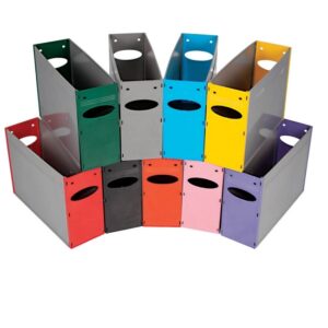 A4 Solid Plastic Filing Container – 32 x 10 x 22 cm – Colour Options – Pack of 20 – 01SPC
