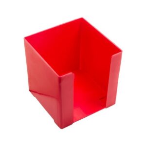 Paper Cube Holder – Square – Doodle Box – Plastic – 10 x 10 x 10 cm – Colour Options – Pack of 8 – 018DB-R