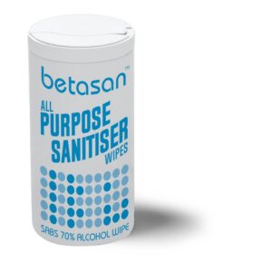 Wet Wipes – Betasan – 70% Alcohol – 80 Sheets per Pack – Pack of 20 – Pack of 20 – WR_26