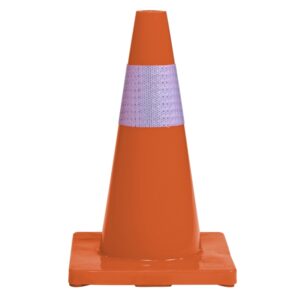 Traffic Safety Cone – Gel Rubber – Flexi – Dayglo Orange – 45 cm – SXS338