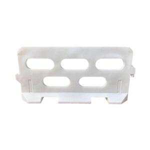 Road Barrier – Traffic – Plastic – Big Foot – White – 2M – (MOQ 50) – SXS101BFWHT