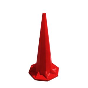 Safety Cone – Hard Plastic – Traffic Safety Barrier Cone – Jumbo – 1.8m – Red – SXS047R