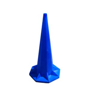 Safety Cone – Hard Plastic – Traffic Safety Barrier Cone – Jumbo – 1.8m – Blue – SXS047B