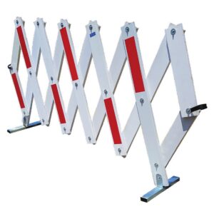 Crowd Safety Barrier – Futura Expanding – 5M – Red and White – SXS010B