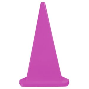 Safety Cone – Triangular – Hard Plastic – Parking Bollard – 100cm – Pink – MBOL1MP