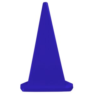 Safety Cone – Triangular – Hard Plastic – Parking Bollard – 100cm – Blue – MBOL1MB