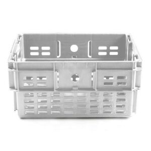 Stack-Nest Crate – Vented – SABS Approved – 16.6L – Grey – Pack of 250 – SN43190-grey