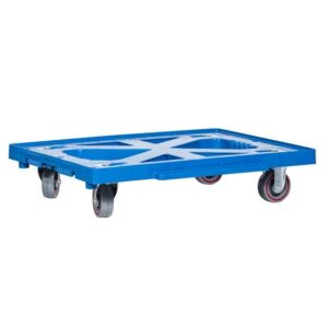 Plastic Dolly with Wheels – 80 x 60 x 19.7cm – DB800600CLIP