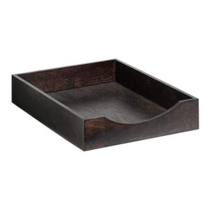 Letter Tray – Single – Contract Wooden Range – 38.5 x 28 x 8 cm – Imbuia – WAL900IM