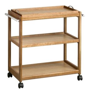 Tea Trolley with Butlers Tray – Contract Wooden Range – 46 x 78 x 79 cm – Cherry – WAL892CH