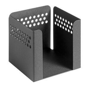 Paper Cube – Round Perforated Steel Range – Metal – 10.5 x 10.5 x 10.5 cm – Colour Options – 804BL
