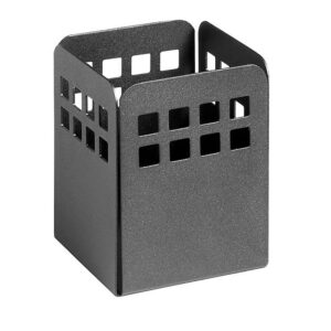 Pencil Holder – Square Punch Steel Range – Metal – 7.5 x 7.5 x 10 cm – Colour Options – 426BL
