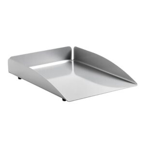 Letter Tray – Single – Modern Steel Range – Metal – 35 x 25 x 6.5 cm – Silver – 401SI