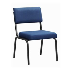 Office Chair – Economy Side – No Arms – Square Tube – 88 x 60 x 60 cm – SE018-blue
