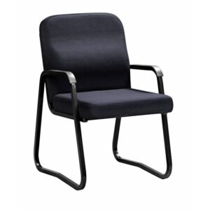 Office Chair – Economy – Arms – Skid Base – 87 x 56 x 64 cm – SE008-black