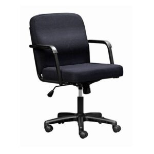 Office Chair – Full Mid Back – Swivel and Tilt – 85 x 57 x 64 cm – SE006-black