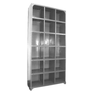 Pigeon Hole Steel Cabinet – 18 Compartment – 180 x 90 x 45 cm – PH002-grey