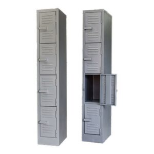 Steel Locker – Metal – 4 Tier – Four Door – 180 x 30 x 45 cm – LOC004-grey
