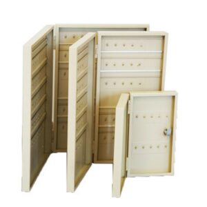 Steel Key Cabinet – 100 Key Holder – 55 x 30 x 5 cm – KEY003-ivory