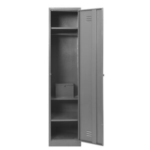 Steel Hostel Locker – Metal – with Money Box – Single – 180 x 41 x 52 cm – DHL01-grey