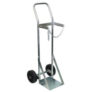 Gas Bottle Trolley – Single Oxygen Cylinder – 24 x 45 x 117 cm – Load Capacity 200kg – SX6-WSR