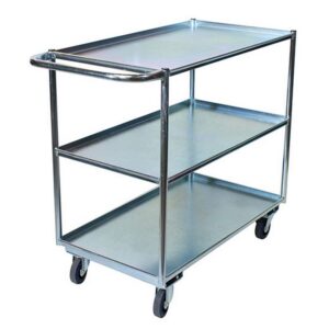 Stock Picking Trolley – 3 Shelf – Galvanised – 90 x 52 x 90 cm – Load Capacity 240kg – SP36-3