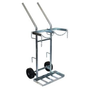 Gas Bottle Trolley – Double Canister – 24 x 55 x 110 cm – Load Capacity 200kg – AF12-WSR