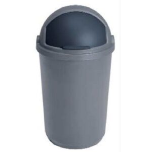 Plastic Rubbish Bin – Push Bin – 50L – Granite – 028GT