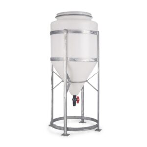 Conical Fermentation Tank – Lid and Tap – 350L – ColT350