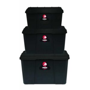 Plastic Storage Box – Pride – 3 Piece 25L – 45L – 65L