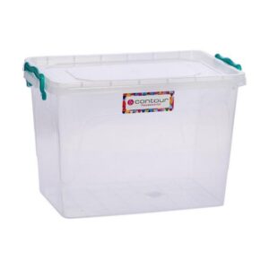 13L Clip and Lock Plastic Storage Box – Colour Options – Pack of 5