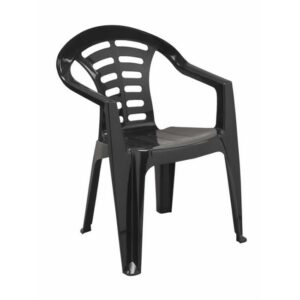 Plastic Chair – Low Back – Madrid – Black